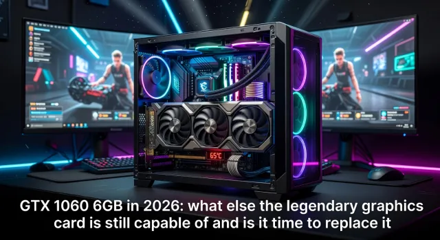 GTX 1060 6GB в 2026 году: на что ещё хватает легендарной видеокарты и пора ли её менять